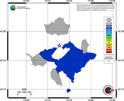 Mappa EMS - territori comuni