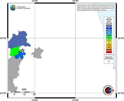 Mappa MCS - territori comuni