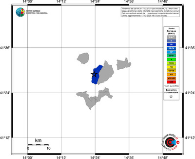 Mappa EMS - territori comuni