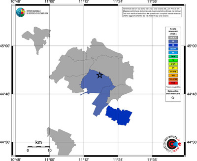 Mappa MCS - territori comuni