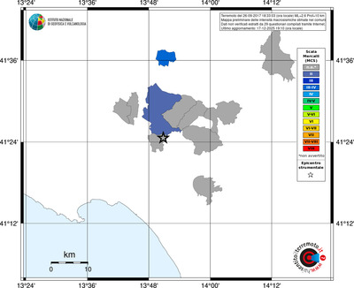 Mappa MCS - territori comuni
