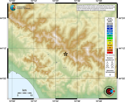 Mappa EMS - località