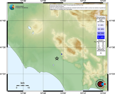 Mappa comuni con almeno 3 questionari