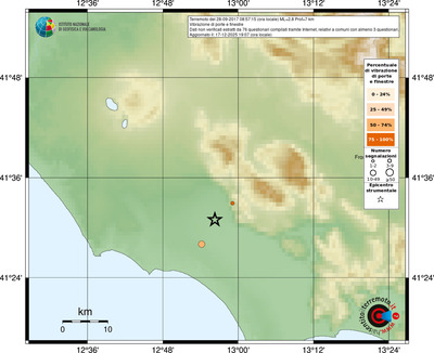 Mappa comuni con almeno 3 questionari