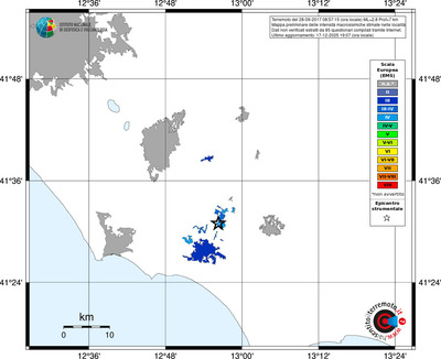 Mappa EMS - territori località