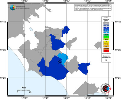 Mappa EMS - territori comuni