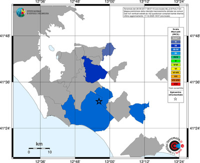 Mappa MCS - territori comuni