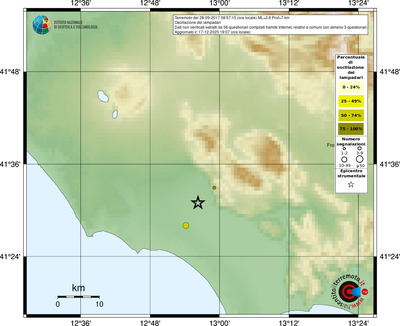 Mappa comuni con almeno 3 questionari