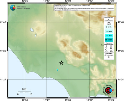 Mappa comuni con almeno 3 questionari