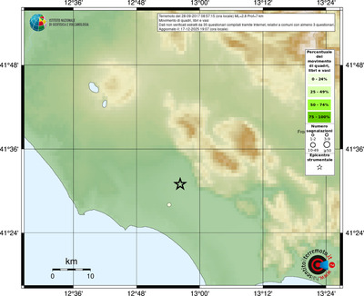 Mappa comuni con almeno 3 questionari