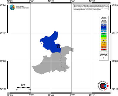 Mappa EMS - territori comuni
