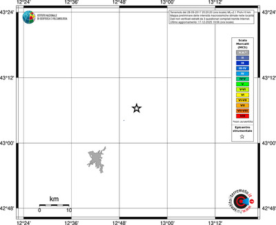 Mappa MCS - territori località