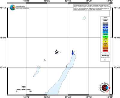 Mappa EMS - territori località
