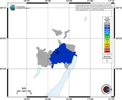 Mappa EMS - territori comuni