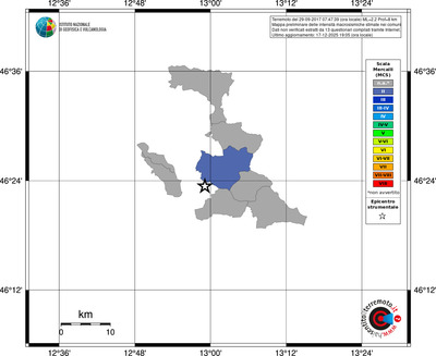Mappa MCS - territori comuni