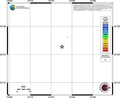 Mappa EMS - territori località