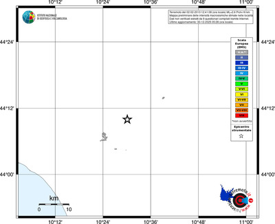 Mappa EMS - territori località
