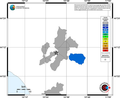 Mappa EMS - territori comuni