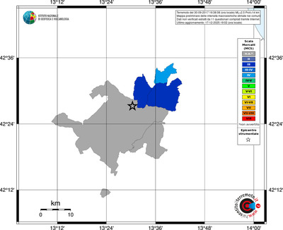 Mappa MCS - territori comuni