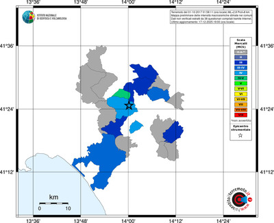 Mappa MCS - territori comuni