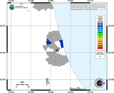 Mappa EMS - territori comuni