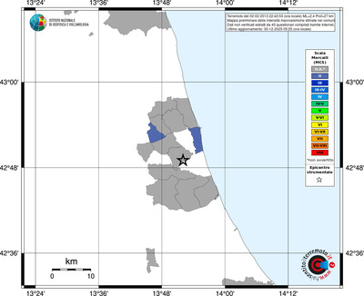Mappa MCS - territori comuni