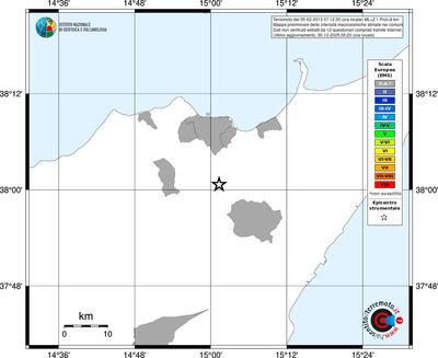 Mappa EMS - territori comuni