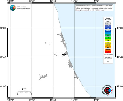 Mappa MCS - territori località