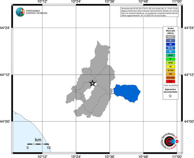 Mappa MCS - territori comuni
