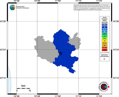 Mappa EMS - territori comuni