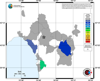 Mappa MCS - territori comuni