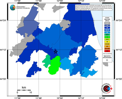 Mappa MCS - territori comuni