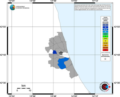 Mappa EMS - territori comuni