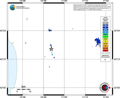 Mappa MCS - territori località