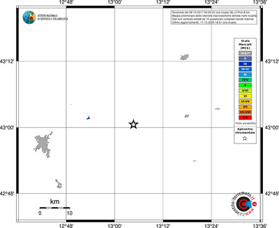 Mappa MCS - territori località
