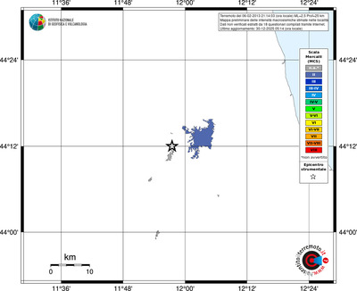 Mappa MCS - territori località