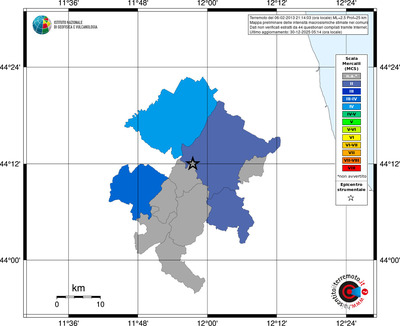 Mappa MCS - territori comuni