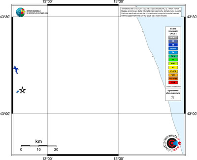 Mappa MCS - territori località