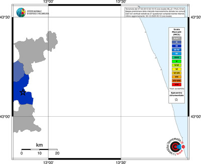 Mappa MCS - territori comuni