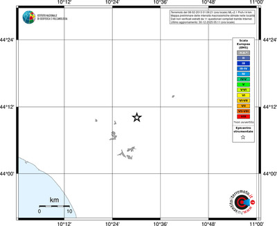 Mappa EMS - territori località