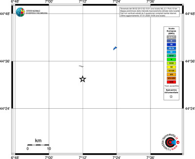 Mappa EMS - territori località
