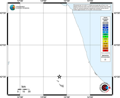 Mappa EMS - territori località
