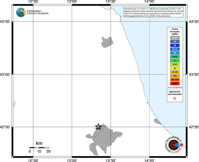 Mappa EMS - territori comuni