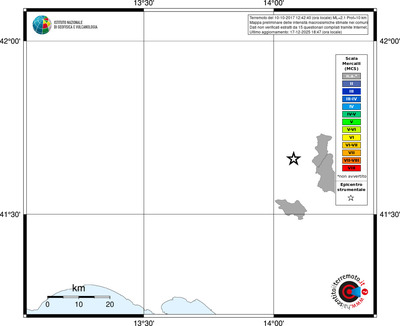 Mappa MCS - territori comuni