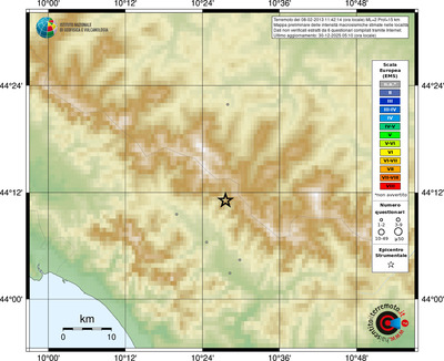Mappa EMS - località