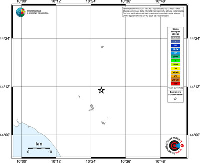 Mappa EMS - territori località
