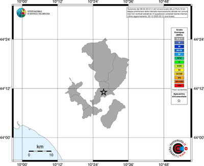 Mappa EMS - territori comuni