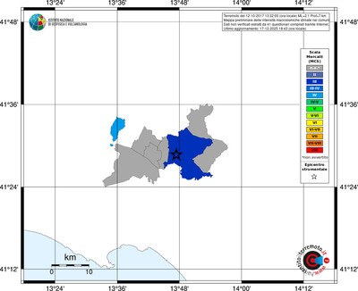 Mappa MCS - territori comuni