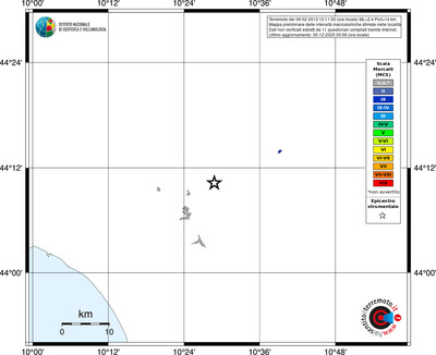 Mappa MCS - territori località