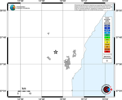 Mappa EMS - territori località